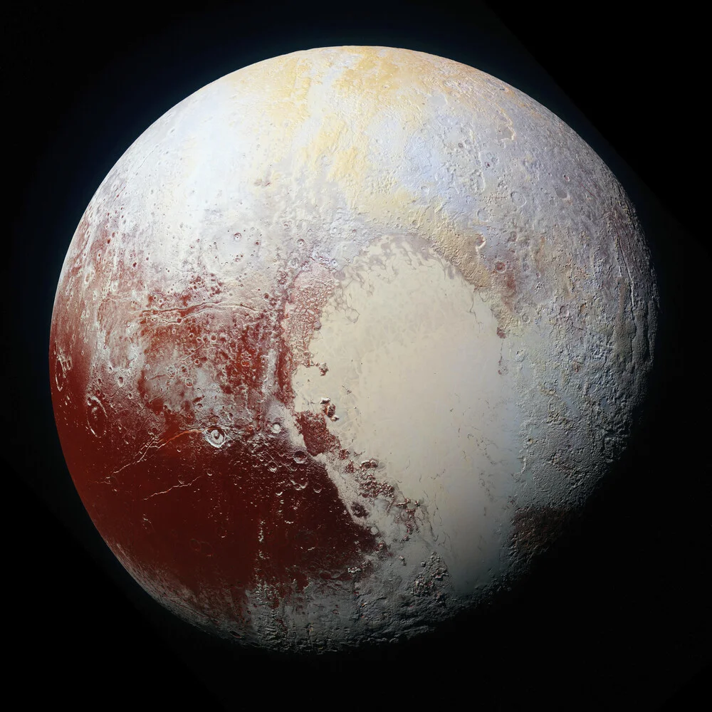 Pluto, Germany – wall art by Nasa Visions as Poster or Acrylic Glass Print