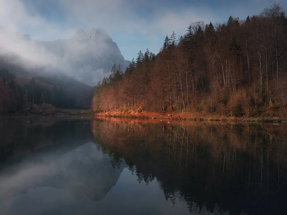 Photo art by Patrick Noack: colorful autumn landscape in Garmisch-Partenkirchen