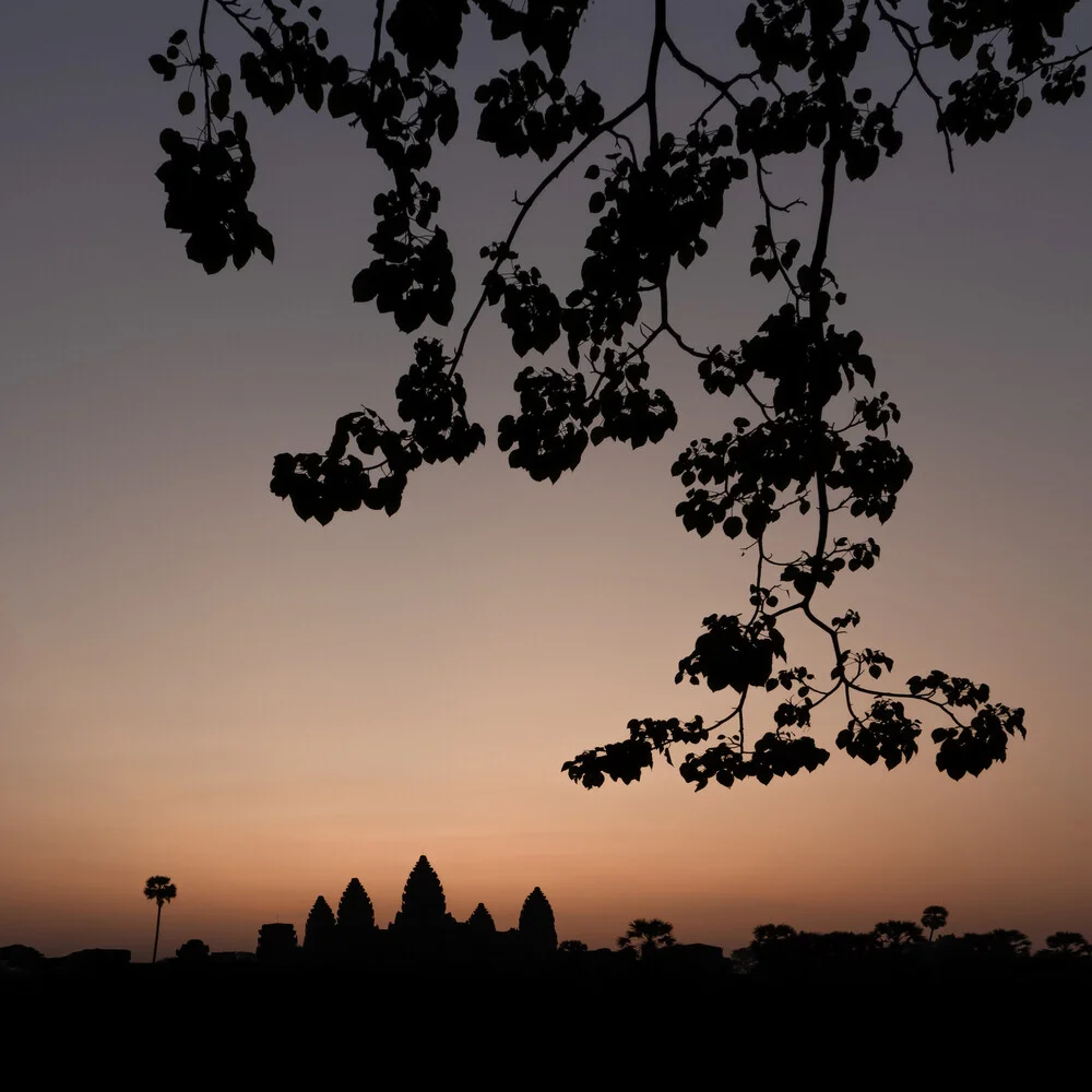 Photo art by Christian Janik: Evening light over Angkor Wat in Cambodia.