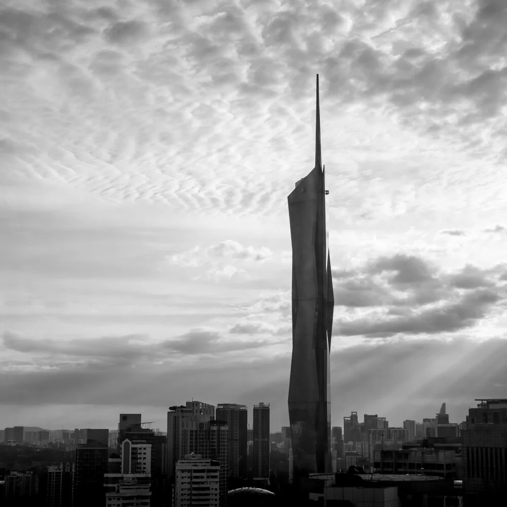Photo art by Christian Janik: modern architecture of Merdeka 118 in Kuala Lumpur