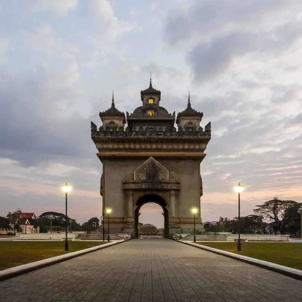 Photo art by Christian Janik: serene landscape in Laos with soft colors