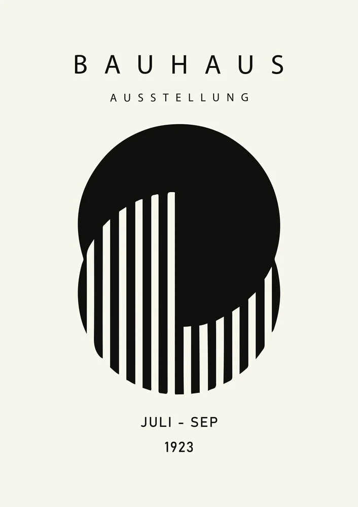 'Bauhaus 1923 Design Poster' – Wall Art by Bauhaus Collection as Poster or Acrylic Glass Print