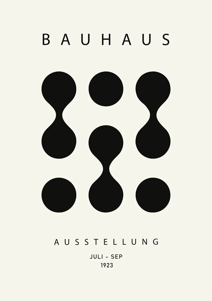 'Bauhaus 1923 Design Poster' – Wall Art by Bauhaus Collection as Poster or Acrylic Glass Print