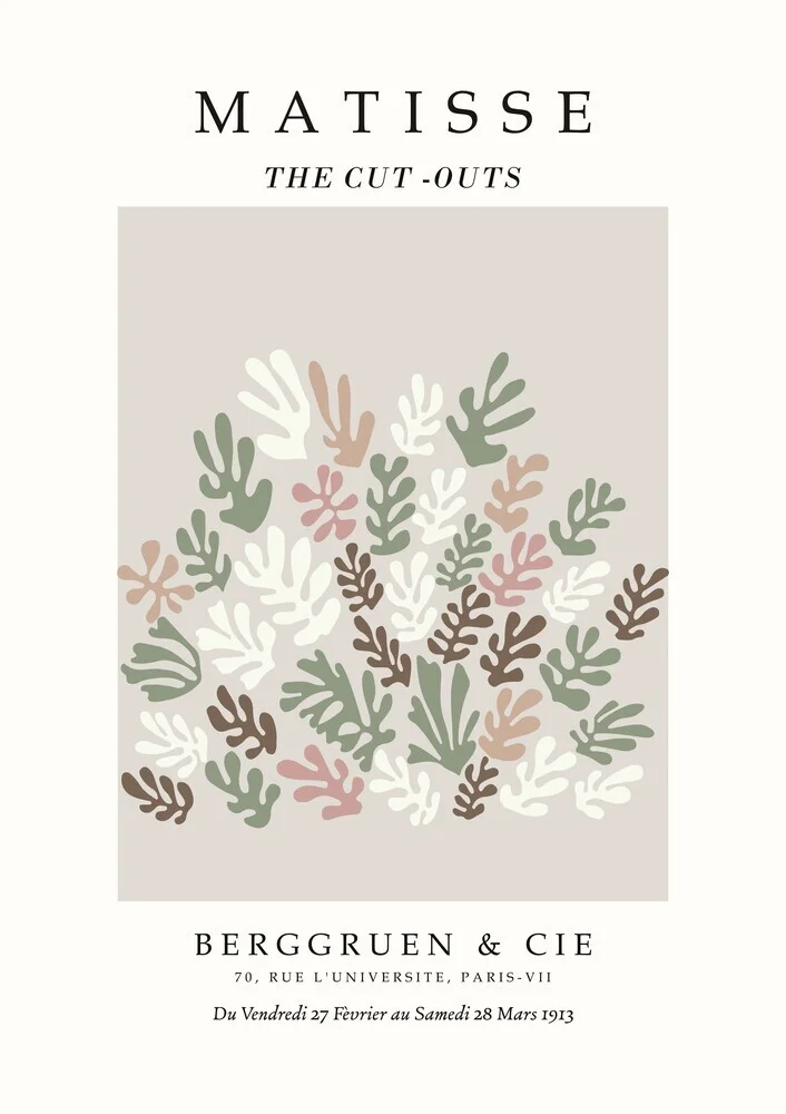 Wandbild 'The Cut-Outs Henri Matisse Poster' – Kunst von Art Classics als Poster oder Acrylglasbild