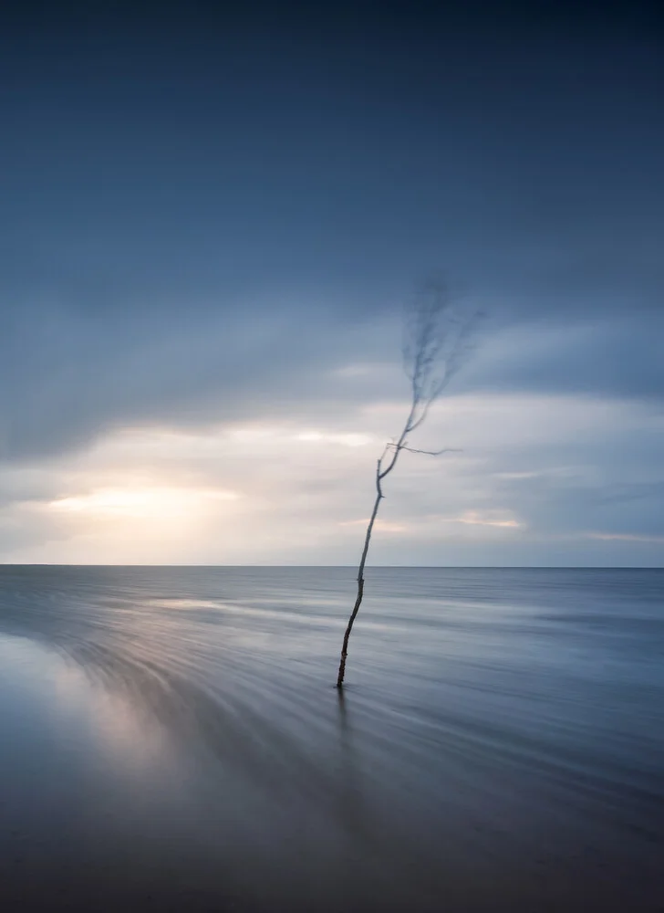 Photo art by Nils Steiner: storm over the sea during sunset
