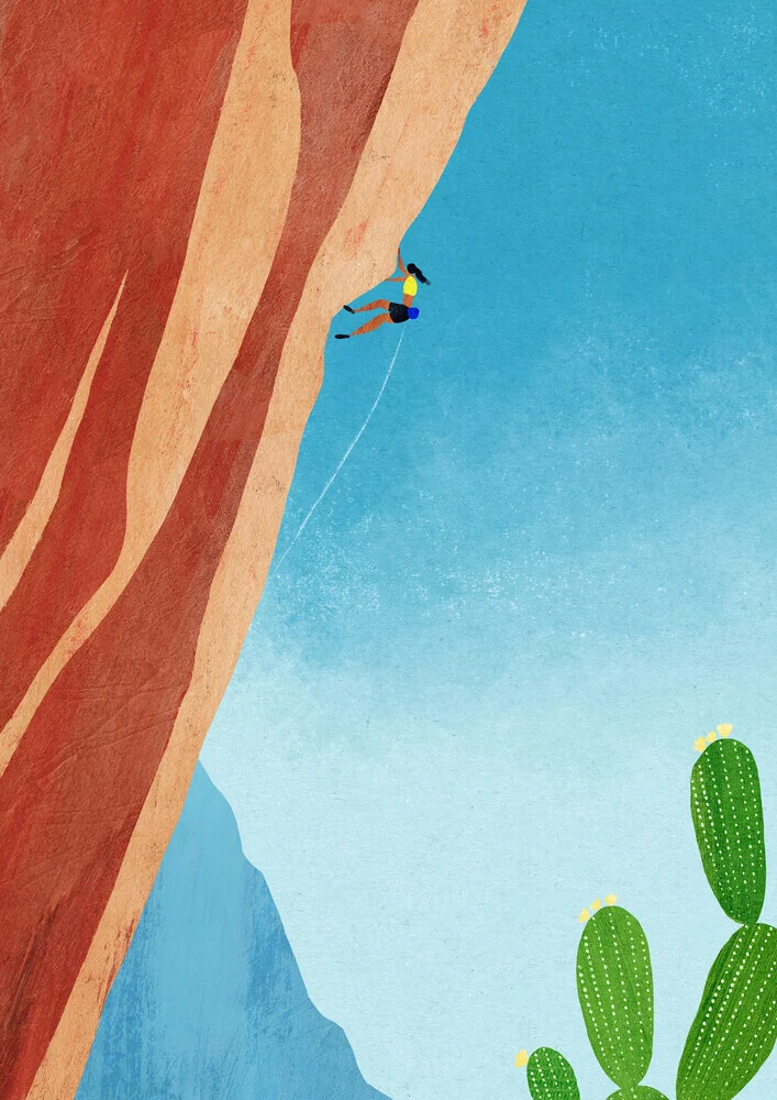 'Canyon Climb' – Wall Art by Henry Rivers as Poster or Acrylic Glass Print