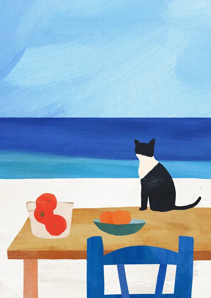 'Lunchtime' – Wall Art by Henry Rivers as Poster or Acrylic Glass Print
