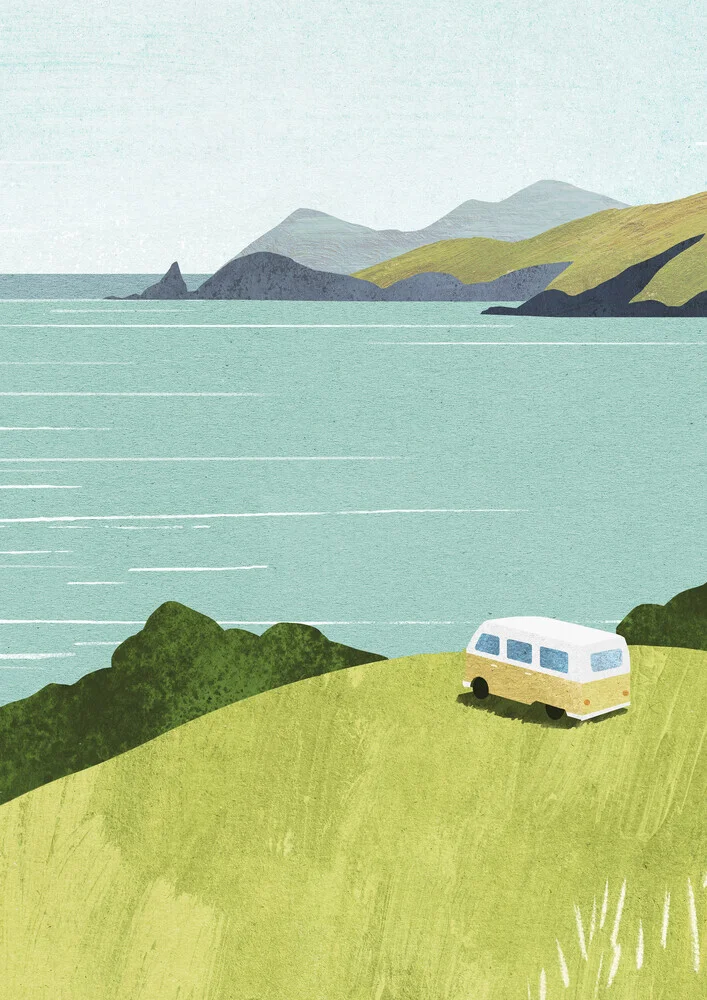 'Van Life' – Wall Art by Henry Rivers as Poster or Acrylic Glass Print