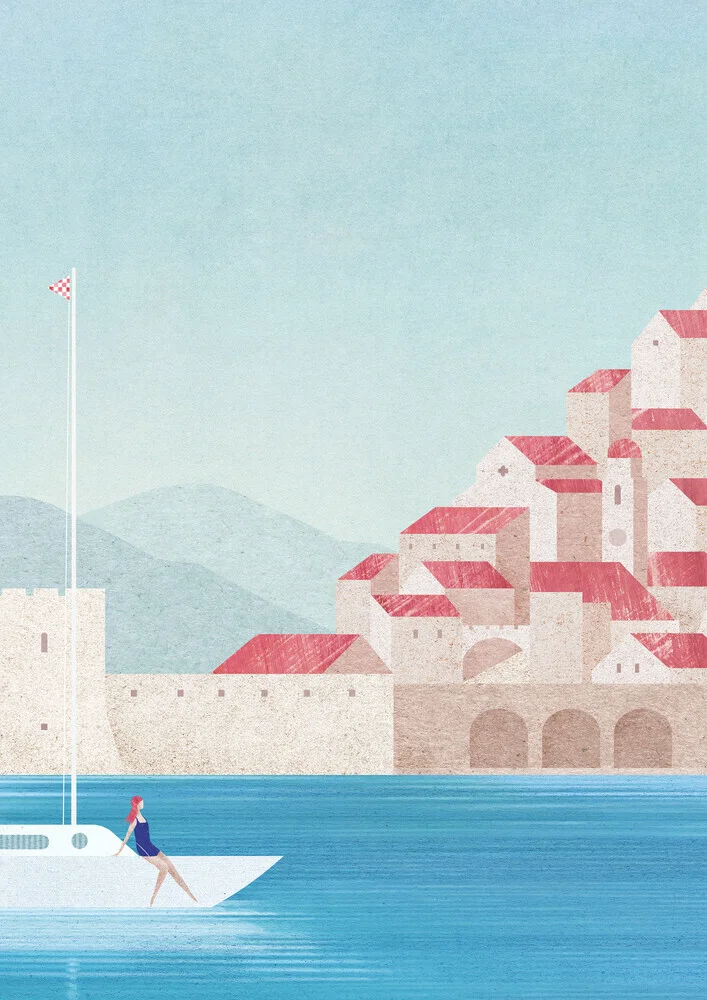 'Croatia' – Wall Art by Henry Rivers as Poster or Acrylic Glass Print