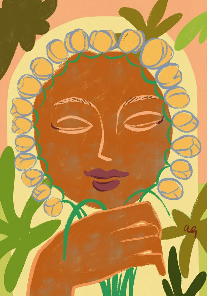 Wandbild 'Grow Well' – Kunst von Arty Guava als Poster oder Acrylglasbild
