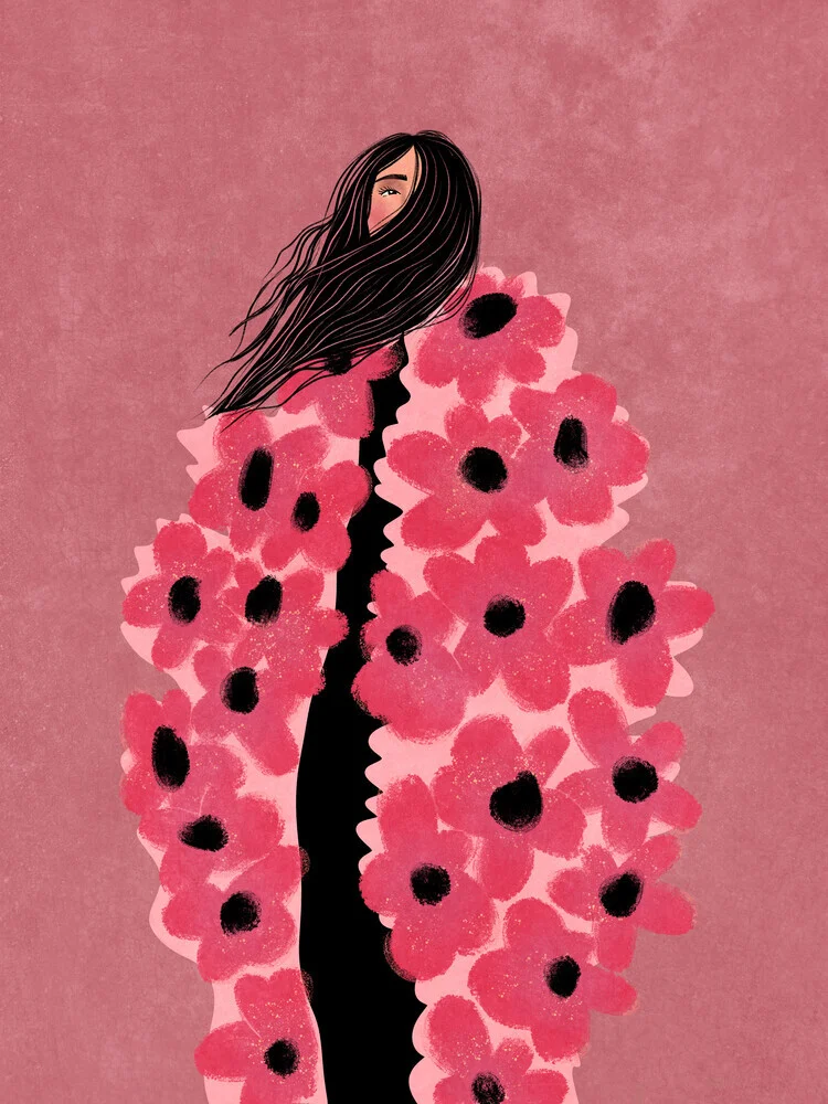Wandbild 'Covered in Flowers' – Kunst von Raissa Oltmanns als Poster oder Acrylglasbild