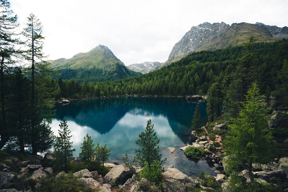 Johannes Hulsch, Lago di Saoseo in der Schweiz - Schweiz, Europa