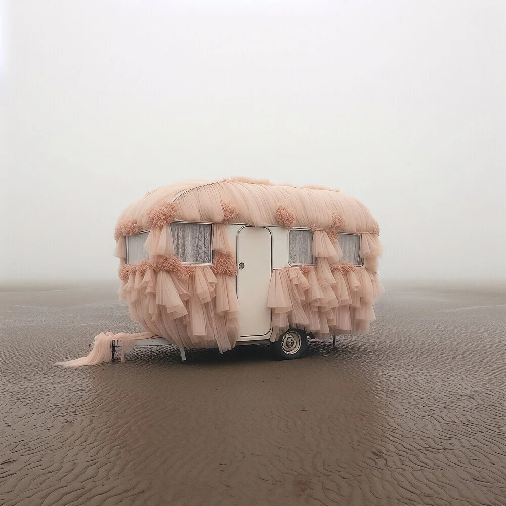 Fotokunst von David Foster Nass: minimalistisches, humorvolles Bild einer surrealen Traumwelt.