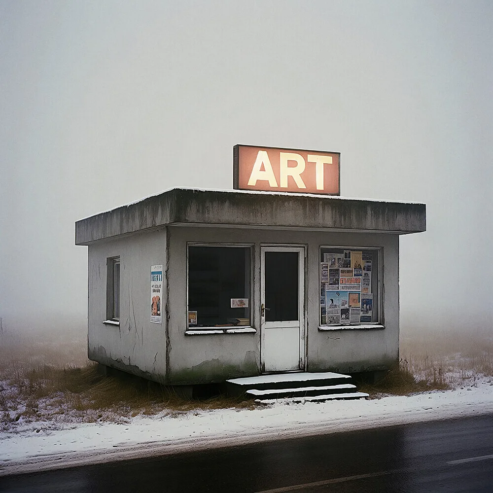 Fotokunst von David Foster Nass: minimalistische Darstellung einer surrealen Welt