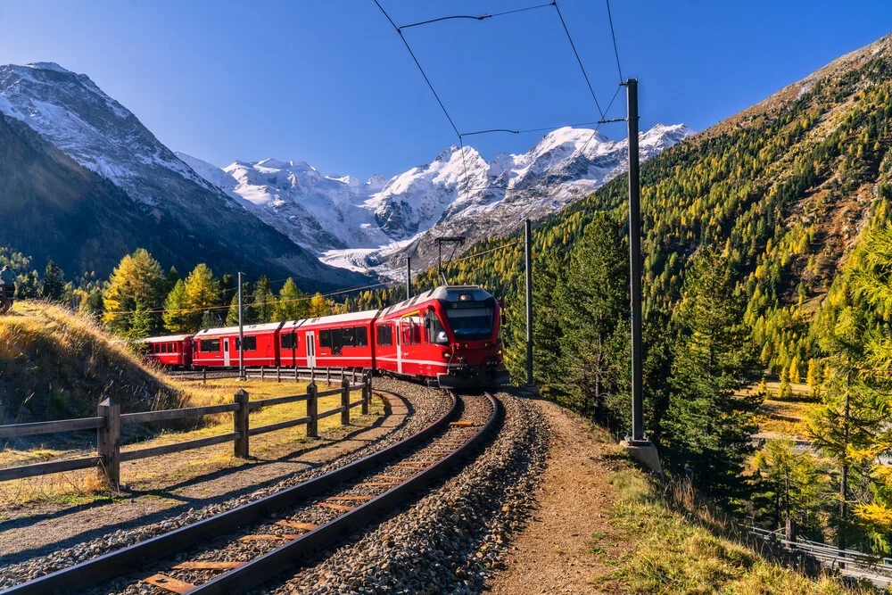 Achim Thomae, Berninabahn Schweiz - Schweiz, Europa
