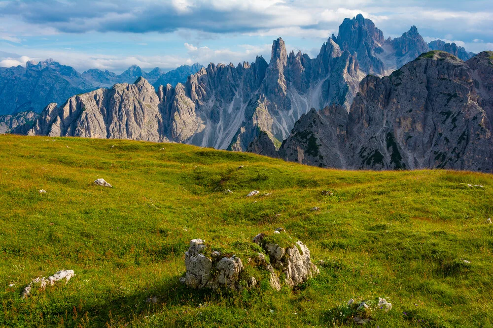 Fotokunst von Martin Wasilewski: Sommerlandschaft in den Sextener Dolomiten
