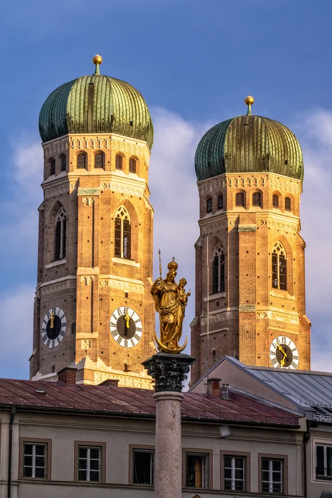 Achim Thomae, Towers of Frauenkirche Munich - Germany, Europe