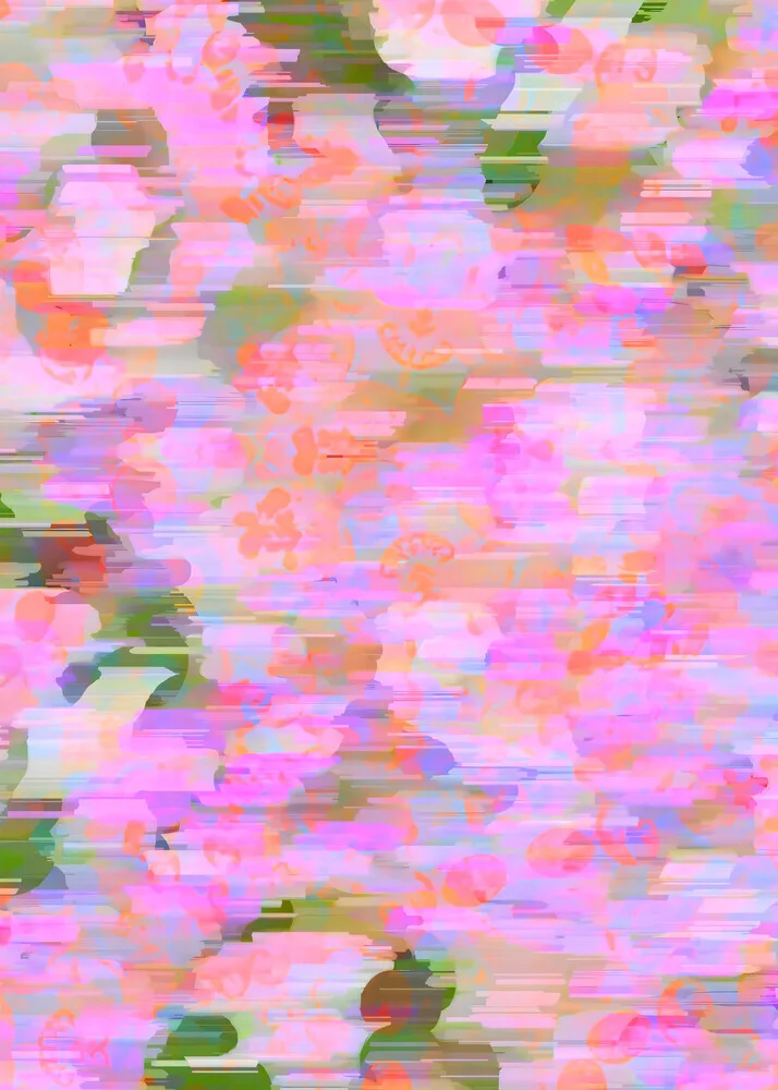 Illustration by Uma Gokhale: gentle pink haze over a meadow