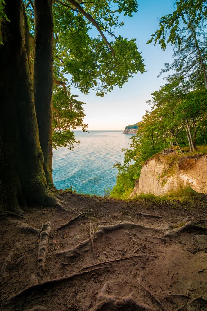 Photo art by Martin Wasilewski: Evening mood at the chalk coast of Rügen