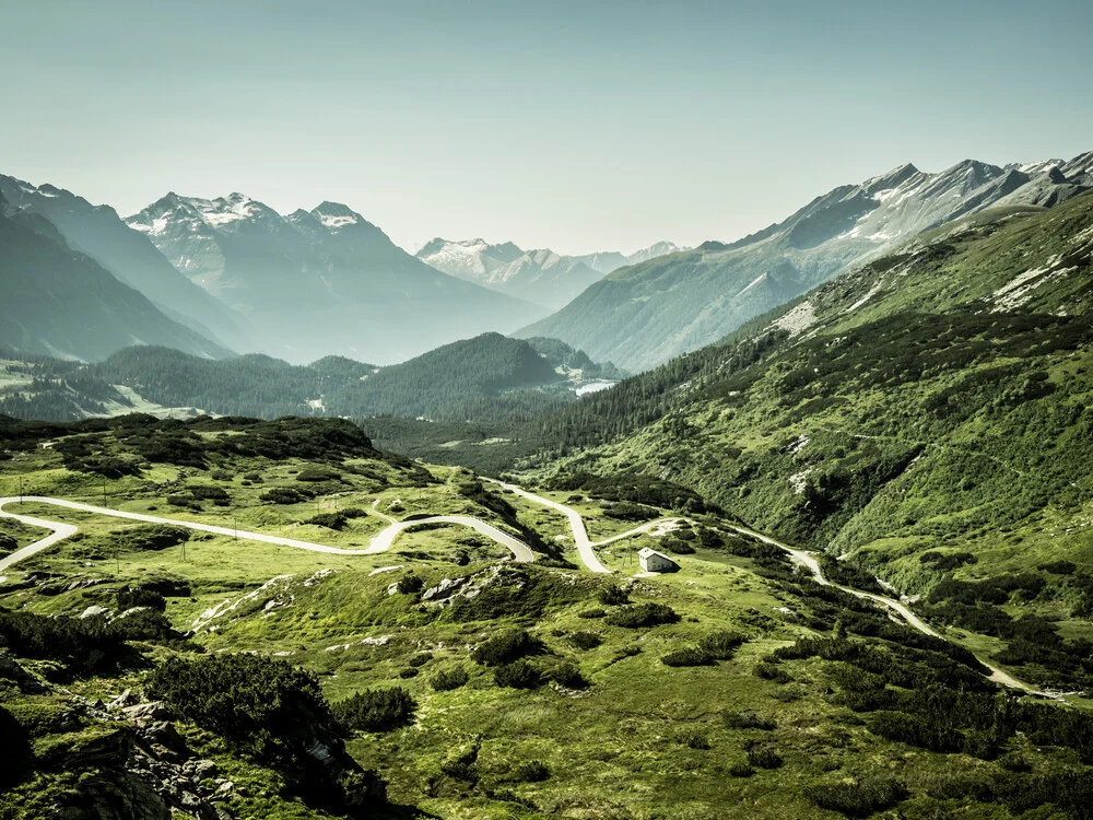 San Bernardino Pass - 5 - fotokunst von Johann Oswald