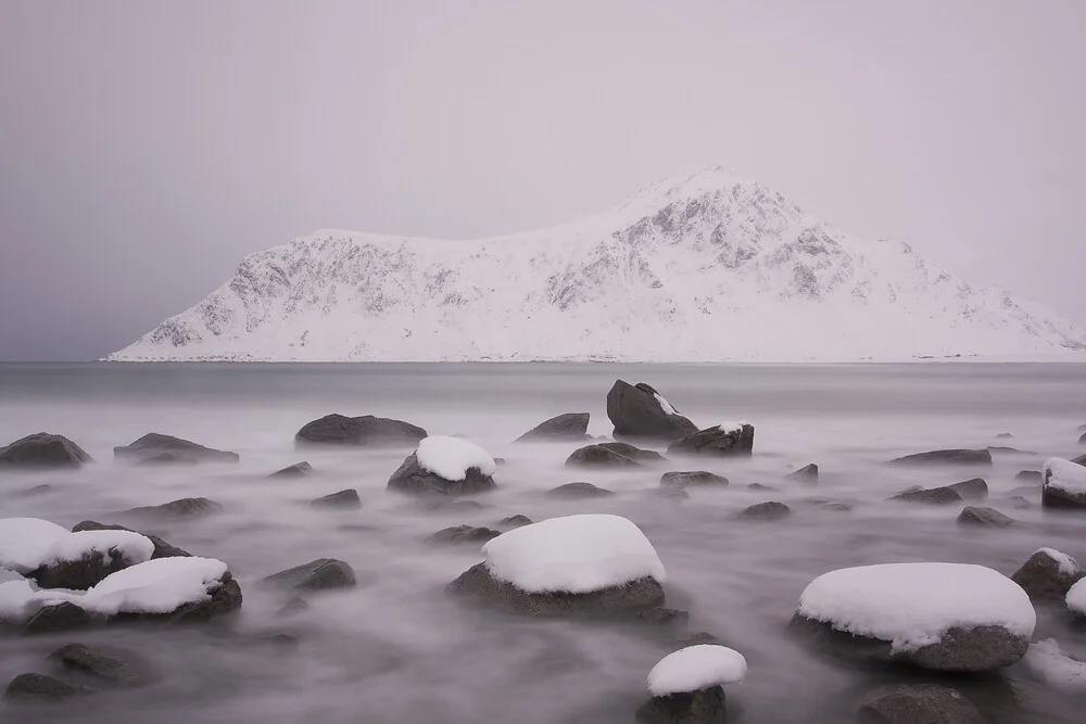 Winter an der Küste der Lofoten - fotokunst von Stefan Blawath