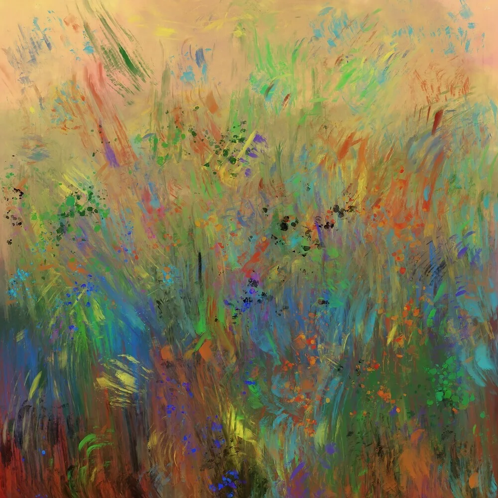 Photo art by Bellassai Cesare: abstract flower landscape in soft colors