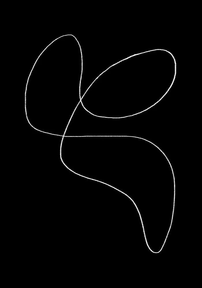 Abstract photo art by Bellassai Cesare: black and white with flowing lines