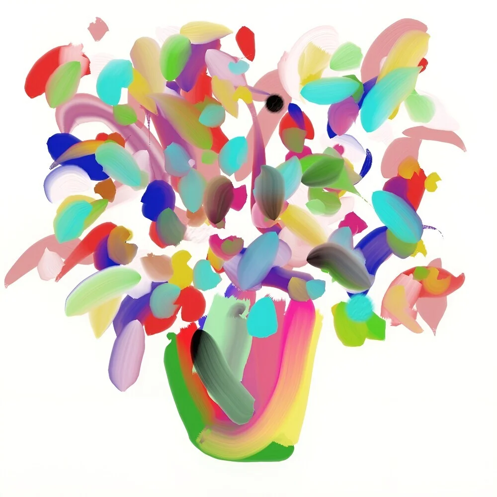 Photo art by Cesare Bellassai: gentle flowers in soothing colors