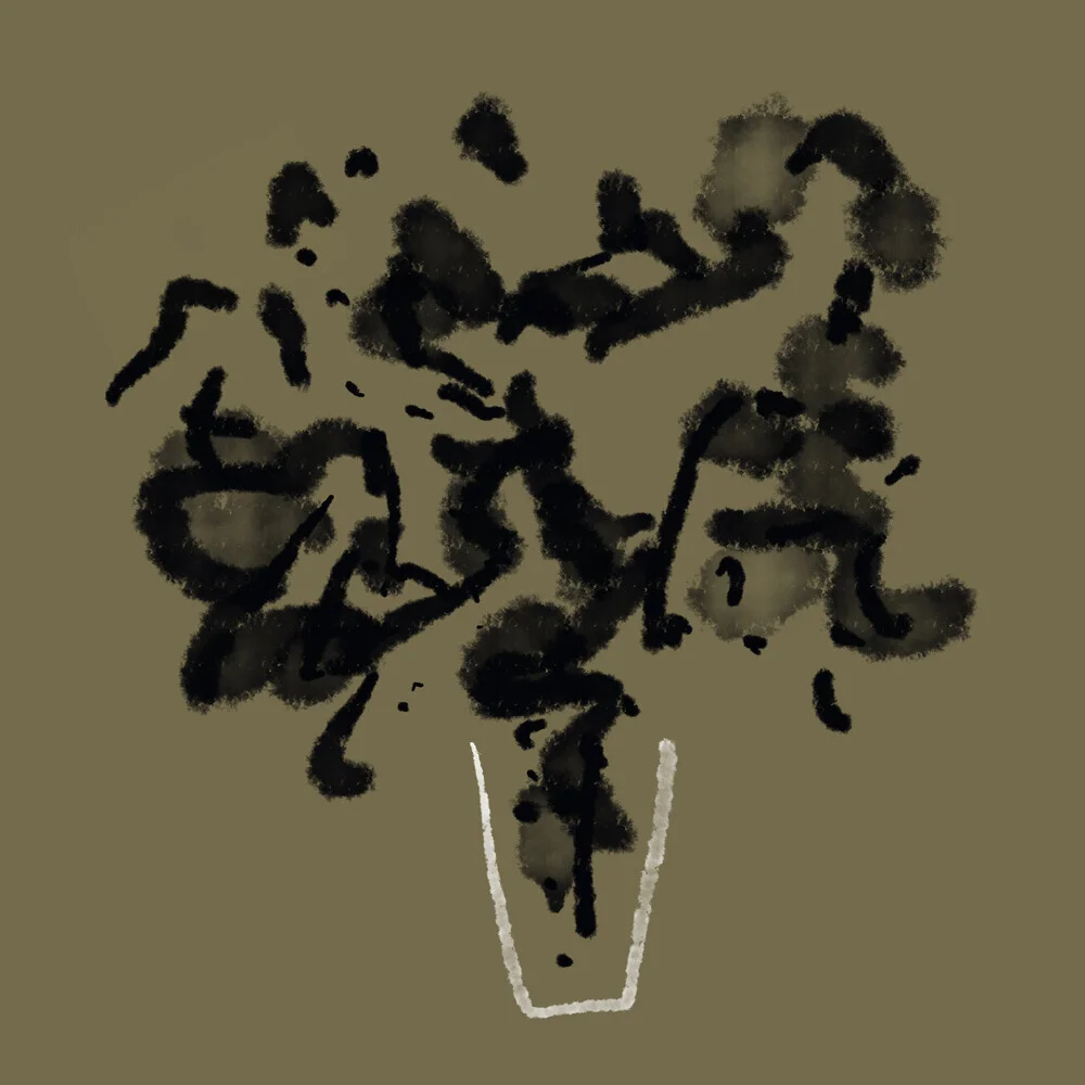 Photo art by Cesare Bellassai: delicate Japanese flowers in soft colors