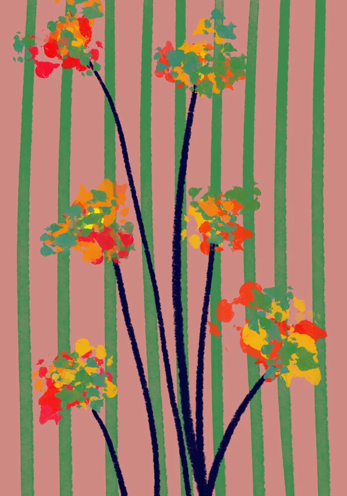 Photo art by Cesare Bellassai: delicate flowers in soft colors, evoking a peaceful mood.