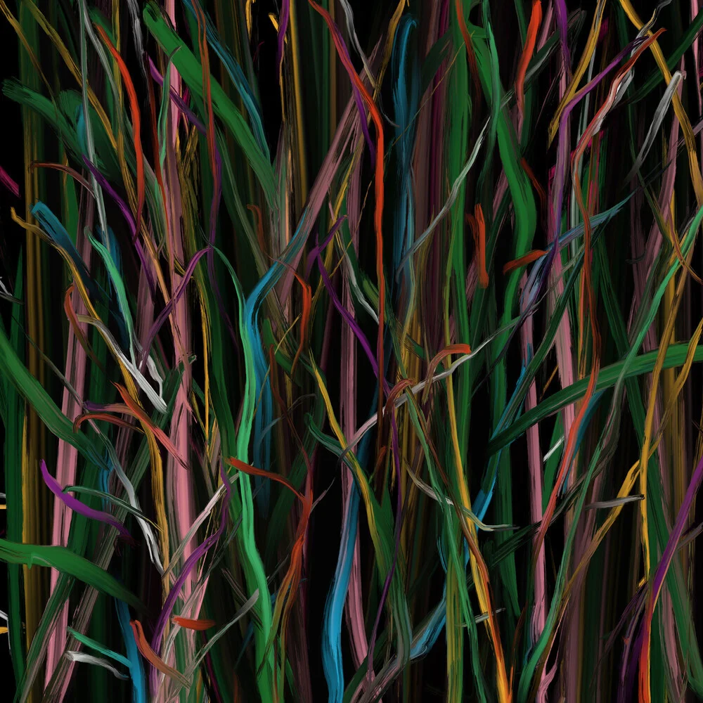 Photo art by Bellassai Cesare: abstract depiction of three trees in soft colors