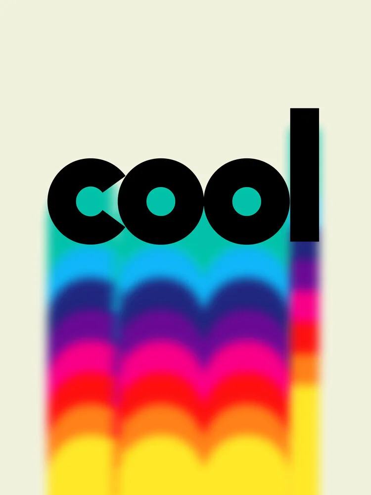 Illustration featuring modern typography elements in soft colors and minimalist design