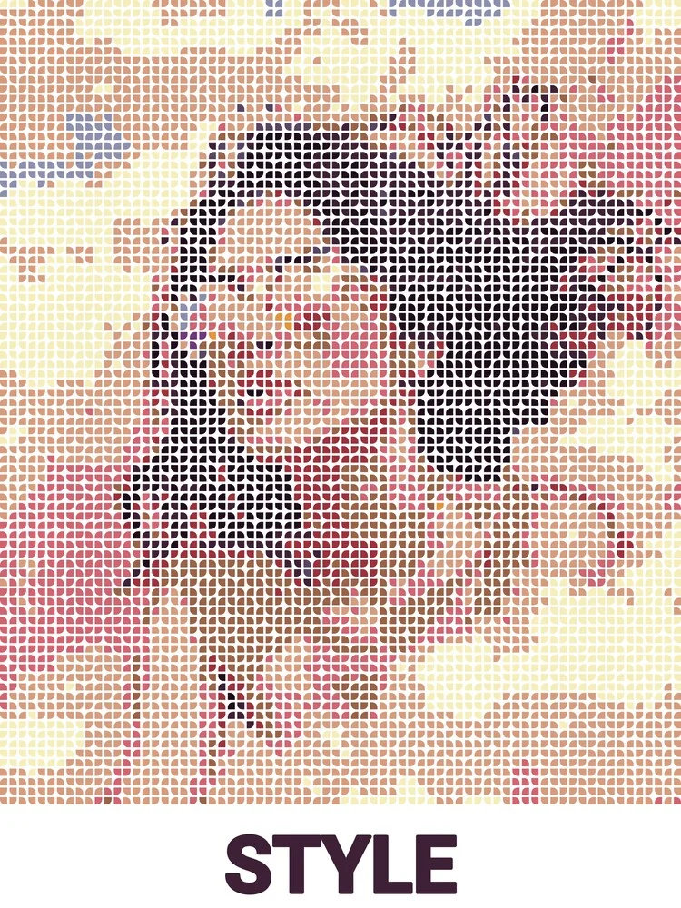 Photo art by Sasha Lend: stylish woman with sunglasses and clouds in the background