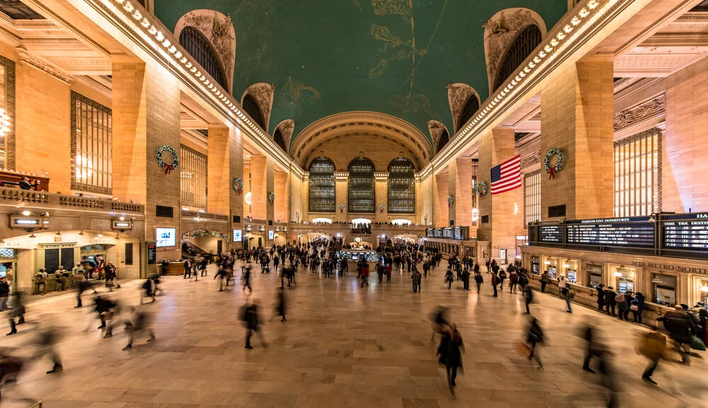 Fotokunst von Achim Thomae: Grand Central Station in geschäftiger Atmosphäre