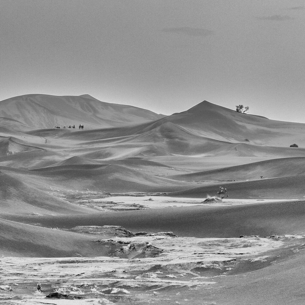 Photo art by Dennis Wehrmann: tranquil dune landscape in the Sahara