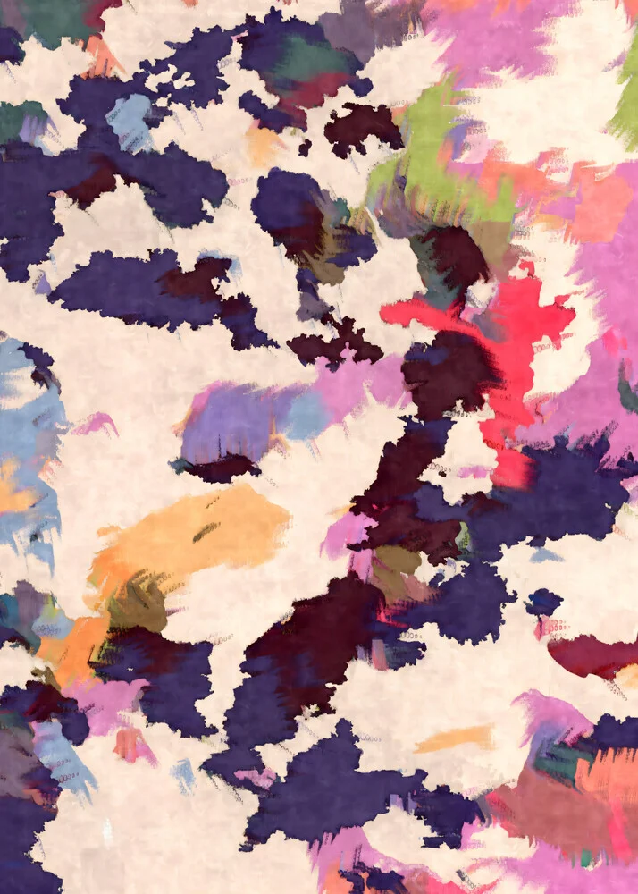 Illustration by Uma Gokhale: soft colors and abstract shapes in harmonious interplay