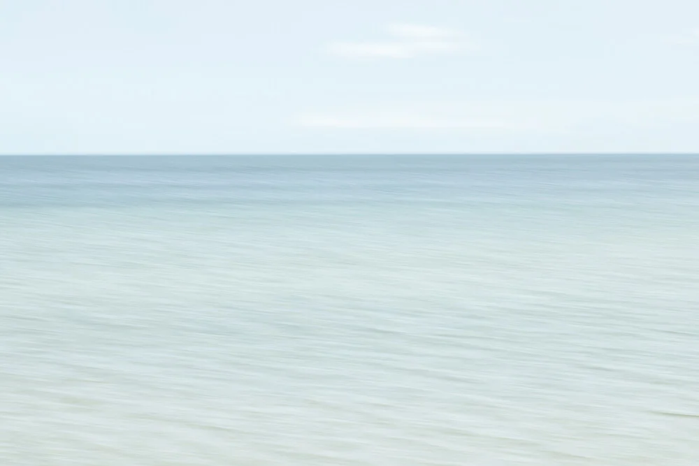 Photo art by Nadja Jacke: gentle Baltic Sea horizon in abstract representation