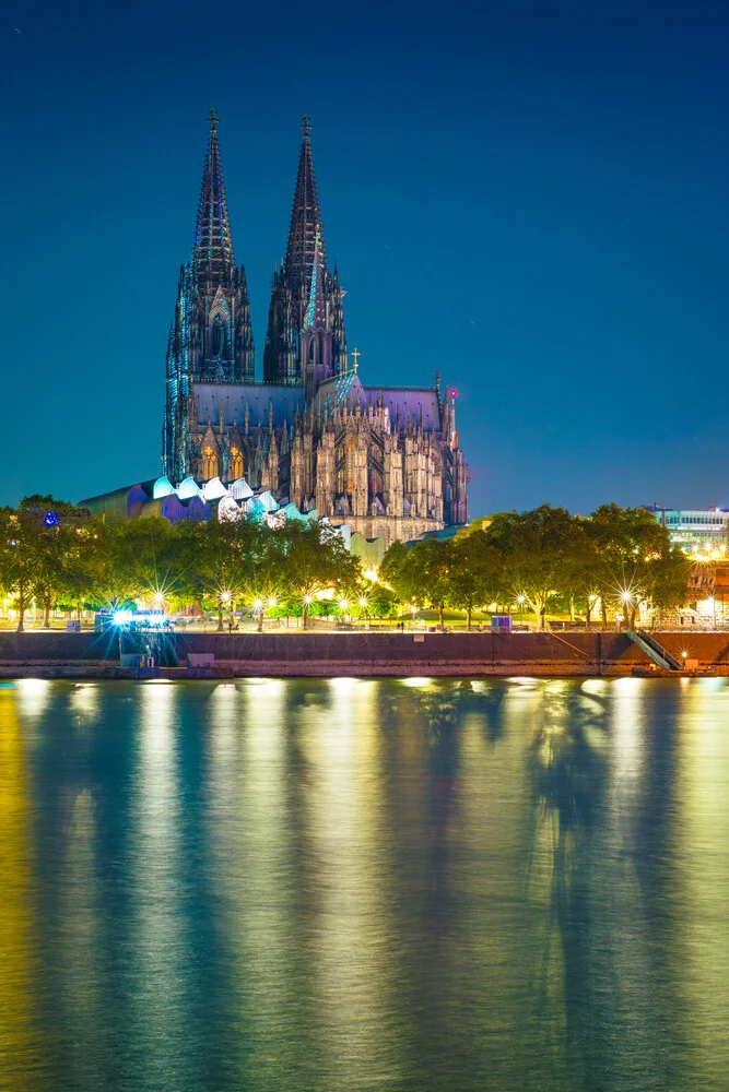 Photo art by Martin Wasilewski: Cologne Cathedral in soft evening light