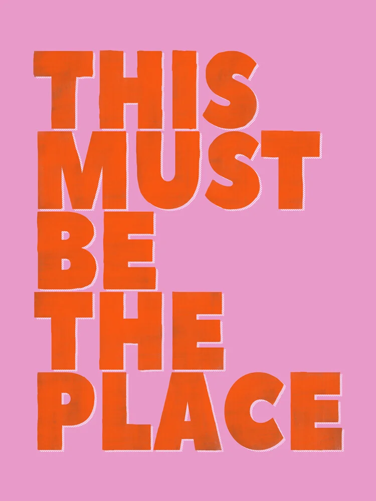 Wall art by Ania Więcław: hand-painted typography in retro style