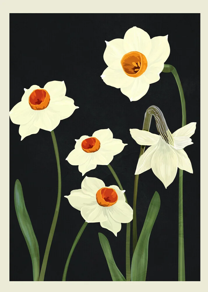 Illustration by Branka Kodžoman: delicate summer flowers in soft colors