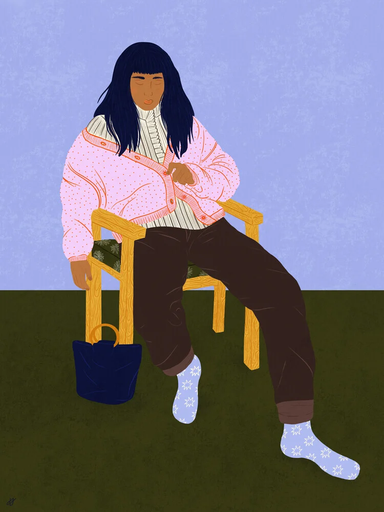 Illustration by Javiera Hernandez: humorous depiction of a mother's everyday life