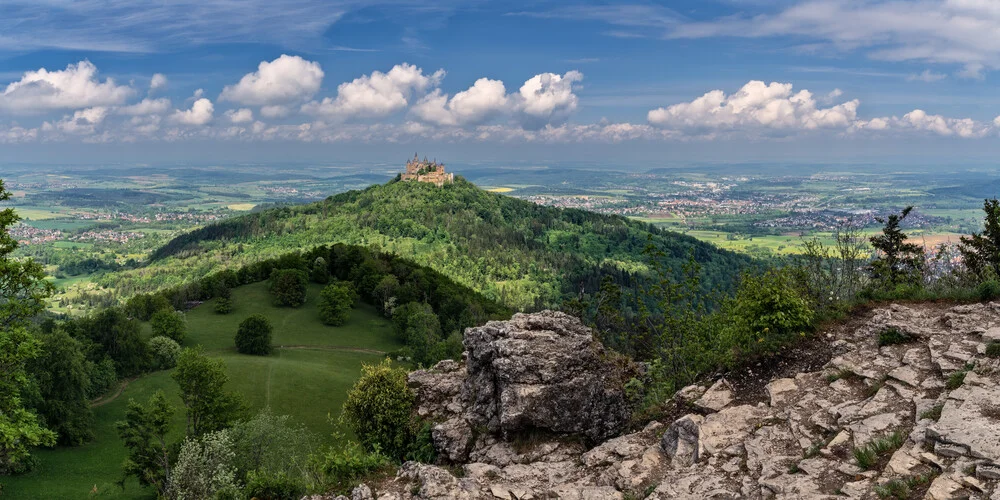 Photo art by Achim Thomae: Hohenzollern Castle in the picturesque Swabian Alb