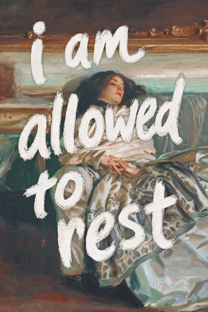 Illustration by Jonas Loose: calming depiction of self-love and rest