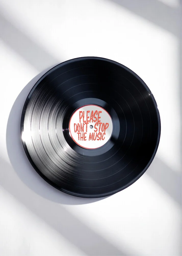 Illustration by Daniel Leo: music quote in vibrant colors and playful style