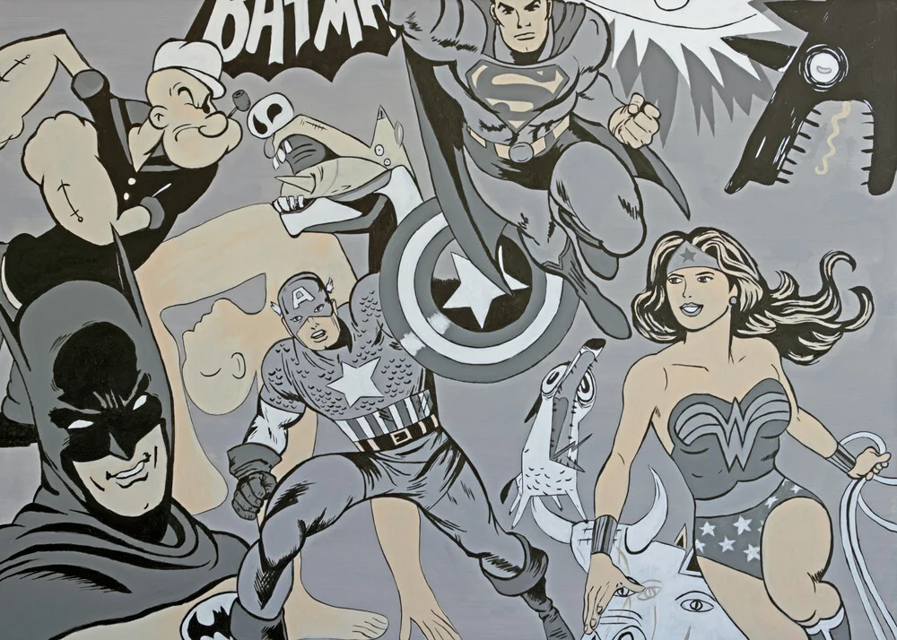 Illustration by Daniel Leo: colorful depiction of chaos with comic elements