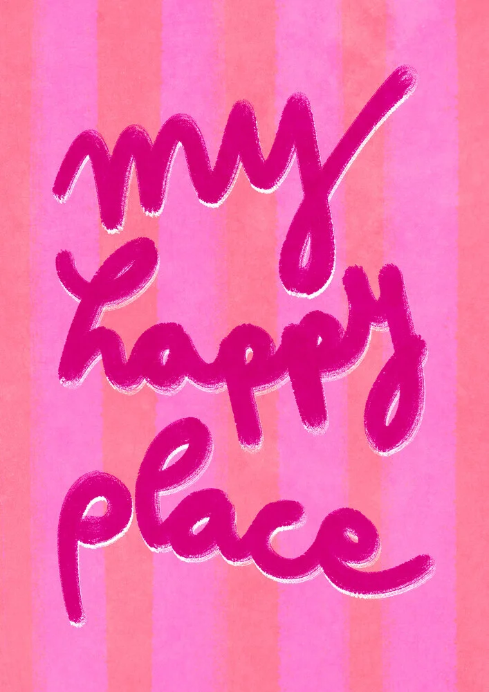 Raissa Oltmanns, My Happy Place - Handlettering - Deutschland, Europa