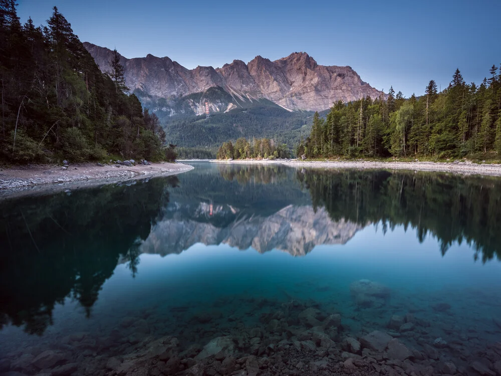 Thomas Junklewitz, Lake Eibsee Shortly Before Sunrise - Germany, Europe