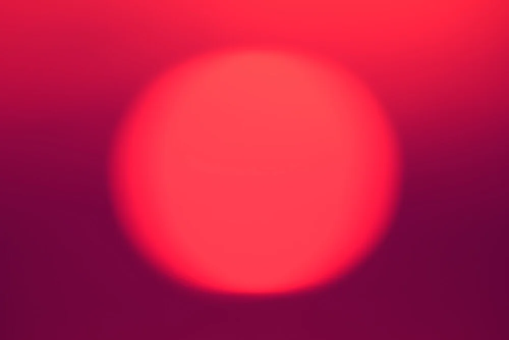 Fotokunst von Tal Paz-Fridman: sanfte Farbtöne eines Sonnenuntergangs über Tel Aviv