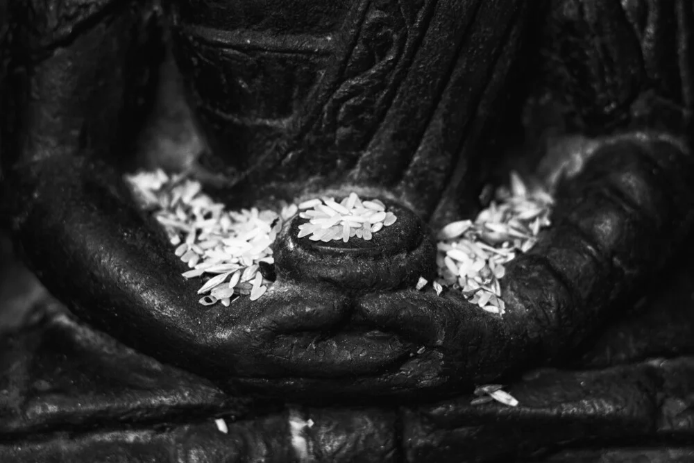 Buddha in Nirvana - fotokunst von Jagdev Singh
