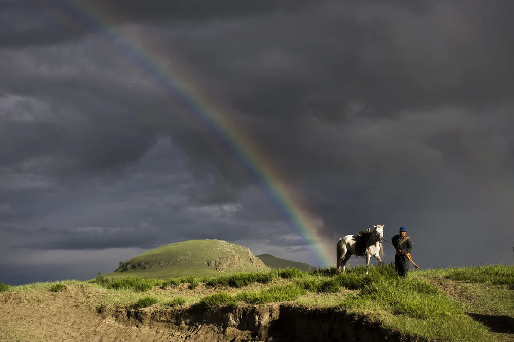 rider in the storm - fotokunst von Schoo Flemming